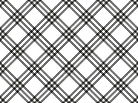 Diagonal lines gride seamless texture, vector pattern background. Tartan Stock Illustration