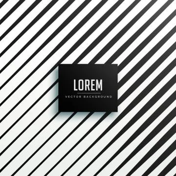 Diagonal lines pattern with diffferent width Stock Illustration