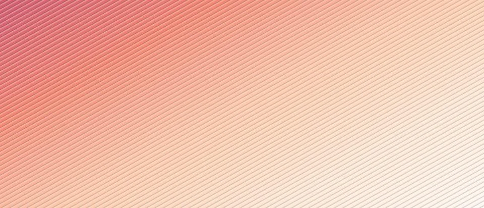 Diagonal lines pattern on pink orange gradient background Stock Illustration