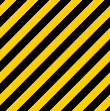 Diagonal lines seamless pattern vector illustration,yellow,black stripes. Stock Illustration
