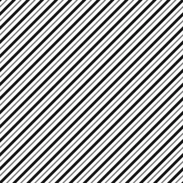 Diagonal lines seamless repeatable pattern. Oblique, slanting lines grayscale Stock Illustration