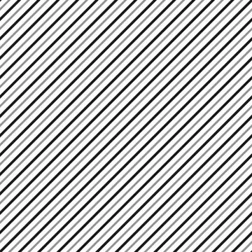 Diagonal lines seamless repeatable pattern. Oblique, slanting lines grayscale Illustrazione stock