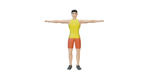 Diagonal Lunge Stock Footage 235961703