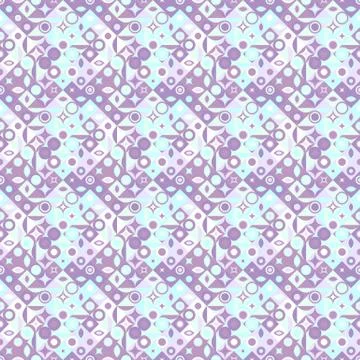 Diagonal mosaic pattern background - abstract colorful vector graphic 스톡 일러스트