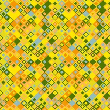 Diagonal mosaic pattern background - abstract vector design Stock Illustration