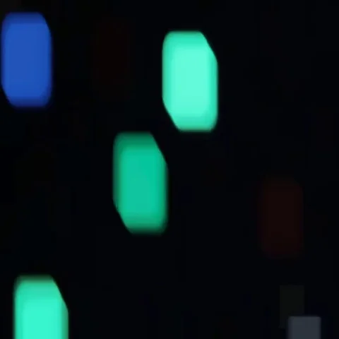 Diagonal movement multicolored square lights Video stock 69442495