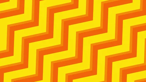 Diagonal Movement with a Zigzag Pattern Background Video 動画素材 332486383