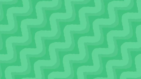 Diagonal Movement with Zigzag Pattern Background Video (Green) Stock Footage 332488638