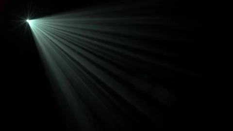 Diagonal Moving lens flare effect on bla... | Stock Video | Pond5