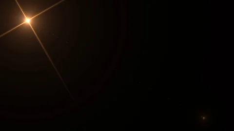 Diagonal Moving lens flare effect on bla... | Stock Video | Pond5