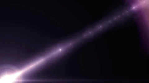 Diagonal moving lights optical lens flares shiny animation art background loop Stock Footage 85356004