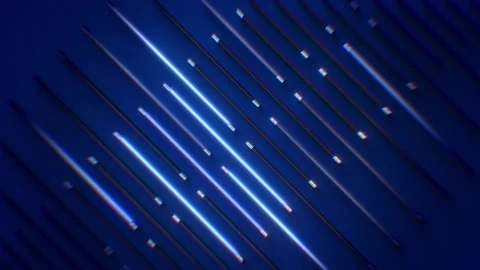 Diagonal Neon Light Strips Stock Footage 273296952