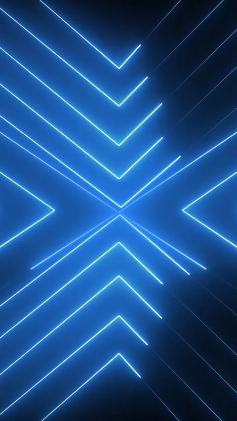 Diagonal neon lines vertical video on dark background for abstract and tech.. Stock Footage 344860754