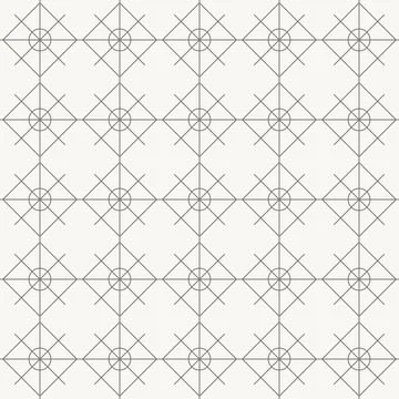 Diagonal node lattice pattern, seamless pattern in line design. node, lattice Illustrazione stock