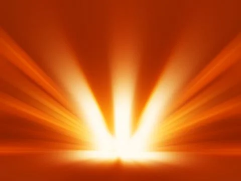 Diagonal orange blast of sunlight rays background 스톡 일러스트