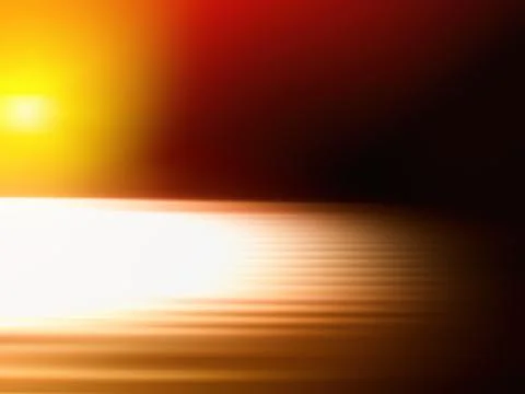 Diagonal orange motion blur with light leak background Stock-Fotos