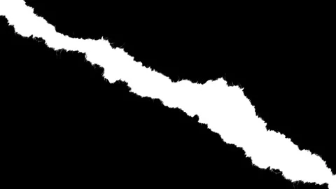 Diagonal Paper Strip with Large Rough Edges 3 Stock-Footage 332218479