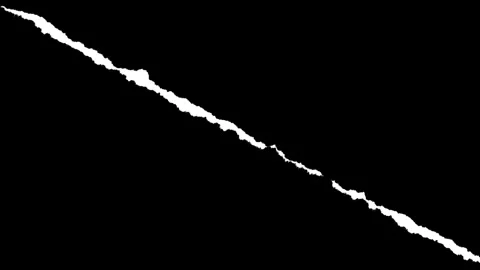 Diagonal Paper Strip with Small Rough Edges 2 Stock Footage 332218597