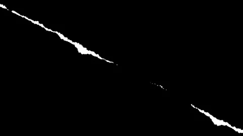 Diagonal Paper Strip with Small Rough Edges 1 Video stock 332218598