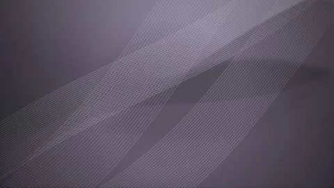 Diagonal parallel white lines drift across a dark gradient background Stock Footage 342214892