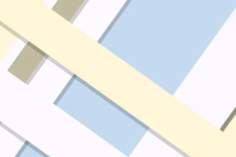 Diagonal pastel rectangles and bars create a geometric background with mint.. 库存插图