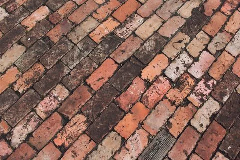 Diagonal pattern of brick #1 Stock Photos