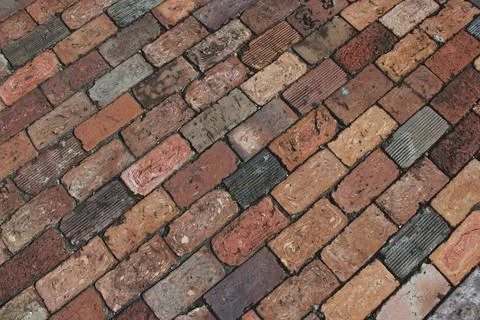 Diagonal pattern of brick #2 Stock Photos