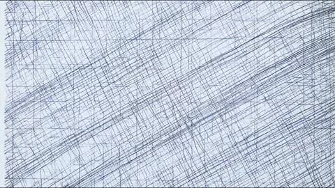 Diagonal pen scribble texture shifting across ruled grid background seamles.. Stock Footage 339791392