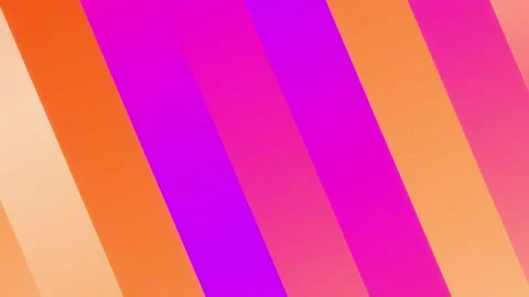 Diagonal Pink Orange Gradient Stripes Stock Footage 347604503