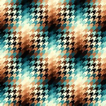 Diagonal plaid pattern. Moire overlapping effect. Vector seamless image. Stock Illustration