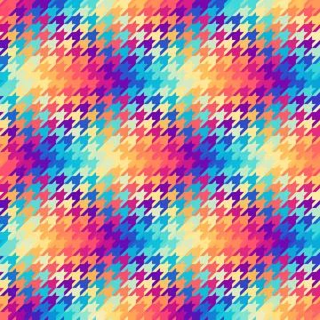 Diagonal plaid pattern. Moire overlapping effect. Vector seamless image. イラスト素材
