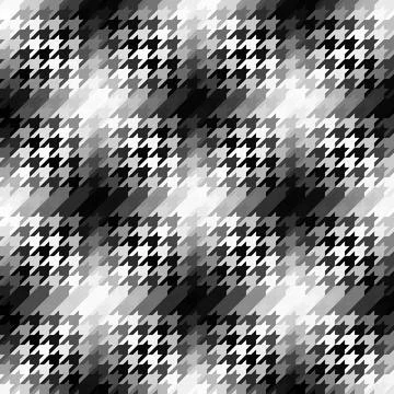 Diagonal plaid pattern. Moire overlapping effect. Vector seamless image. Stock Illustration
