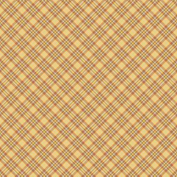 Diagonal Plaid Tartan Seamless Pattern Design in orange Stock Illustration