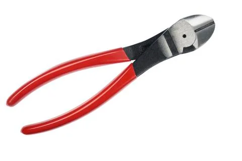 Diagonal pliers on a background Foto stock
