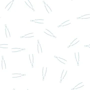 Diagonal pliers glyph seamless pattern Stock Illustration