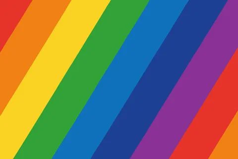 Diagonal Rainbow Stripes Abstract Background Design Illustrazione stock