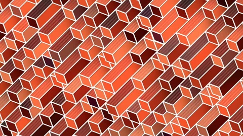 Diagonal rectangles pattern motion graphic design. 3d render loop animation. 4K Stock Footage 119239982