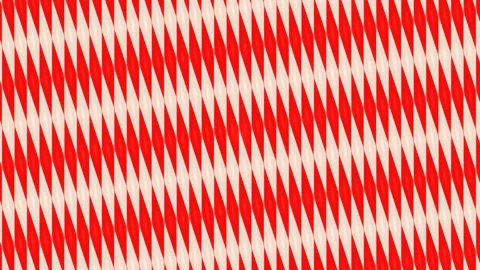 Diagonal red and white pattern fills the background Stock Footage 338177907
