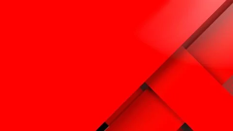 Diagonal red dynamic stripes on black background. Modern abstract 3d render b Stock Photos