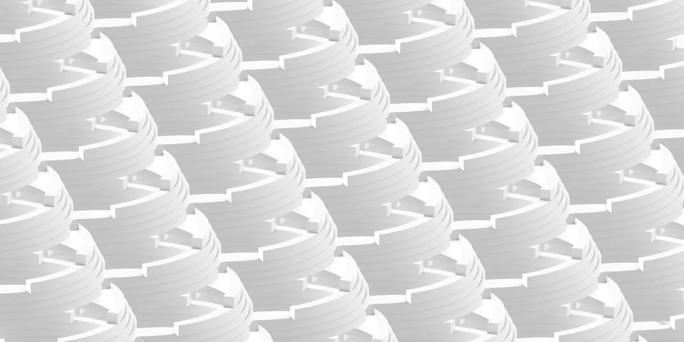 Diagonal ring-shaped simple white abstract pattern. Stock Photos