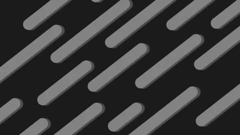 Diagonal Rounded Gray Lines Pattern with Soft Shadows on Dark Gray animatio.. Stock Footage 321854990
