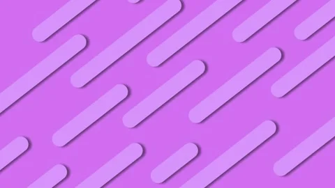 Diagonal Rounded Purple Lines Pattern with Soft Shadows on Lavender animati.. Stock Footage 321854999