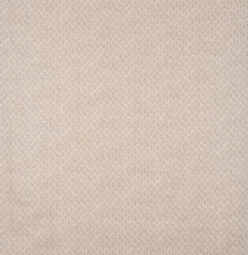 Diagonal, scalloped, beige diamond pattern on cotton, linen fabric Stock Photos