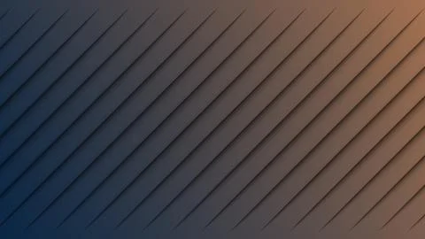 Diagonal shadow lines gradient background dark blue to tan abstract pattern Illustrazione stock