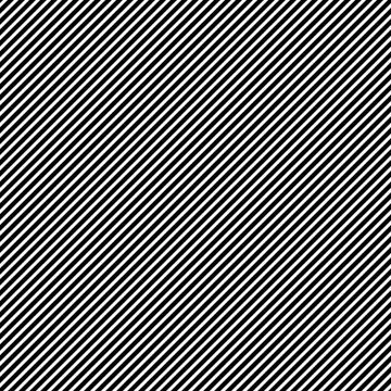 Diagonal, slanting lines. Black and white repeatable pattern. Stock Illustration