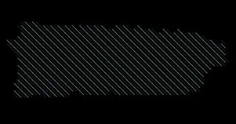 Diagonal Sliding Lines Forming Puerto Rico Map Silhouette Stock Footage 328065861