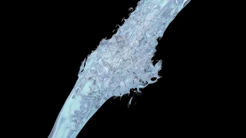 Diagonal splash title effect and transition Video stock 77082975