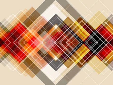 Diagonal square layer with abstract background. Stock Illustration