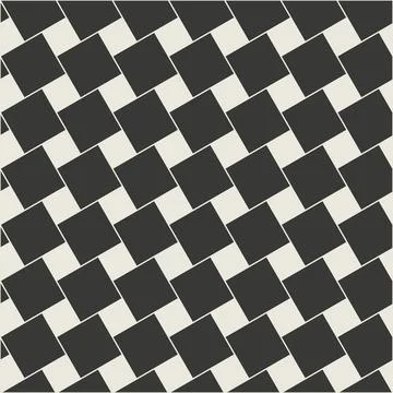 Diagonal square monochrome geometric pattern Stock Illustration