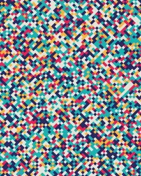 Diagonal square mosaic pattern background Stock Illustration